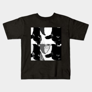 Ready to Pounce - Cute Black Kitten Kids T-Shirt